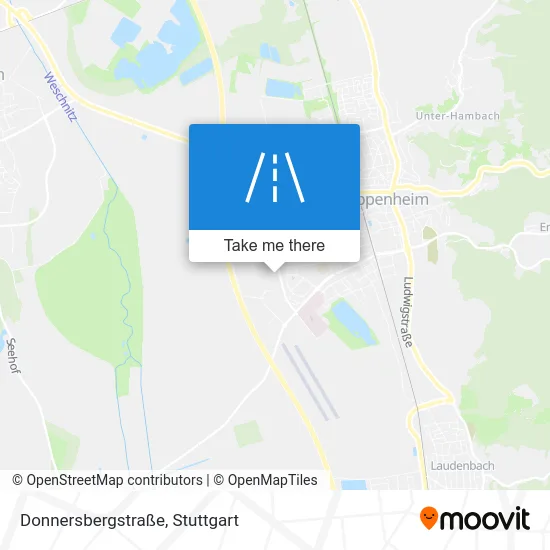 Карта Donnersbergstraße