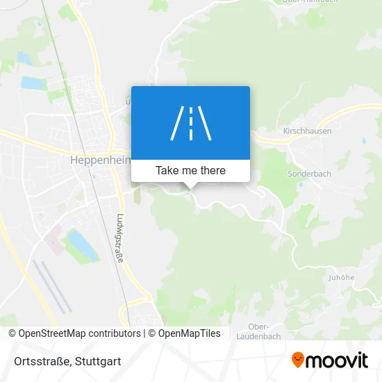 Карта Ortsstraße