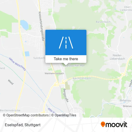 Карта Eselspfad