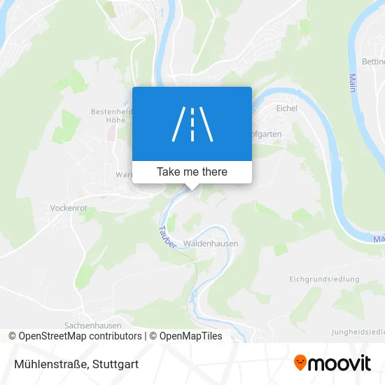 Карта Mühlenstraße