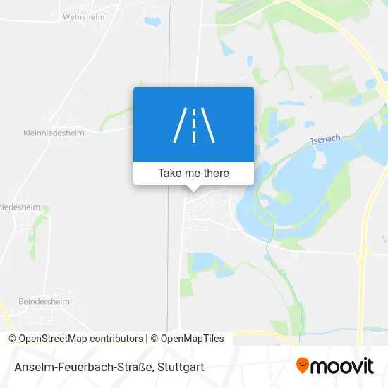 Карта Anselm-Feuerbach-Straße