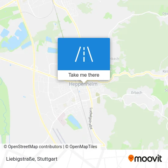 Карта Liebigstraße