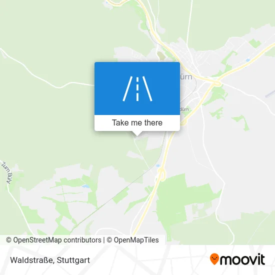 Карта Waldstraße
