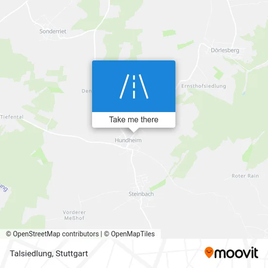 Карта Talsiedlung