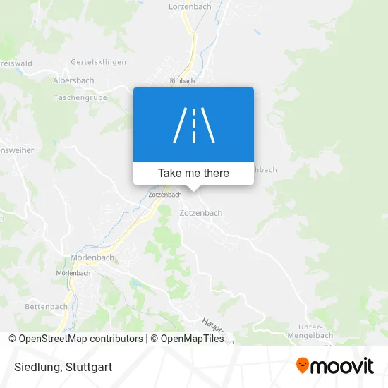 Siedlung map