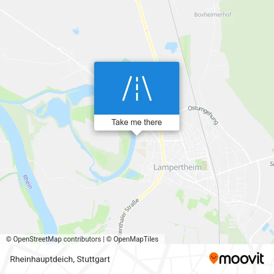 Карта Rheinhauptdeich