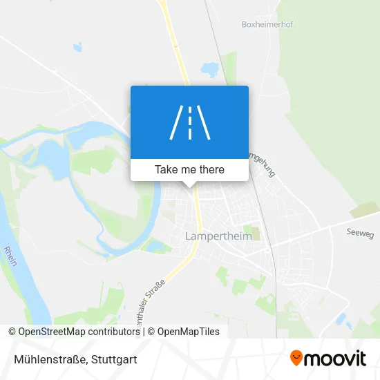 Карта Mühlenstraße