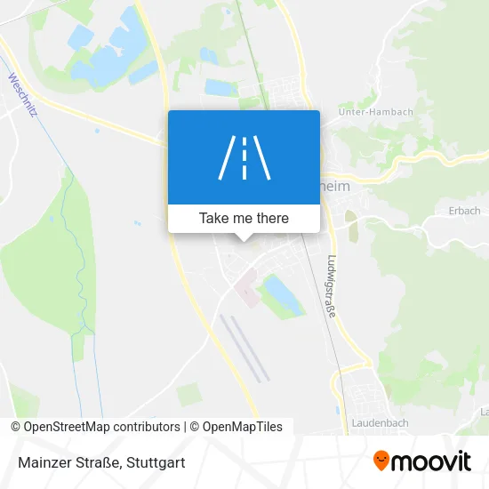 Карта Mainzer Straße