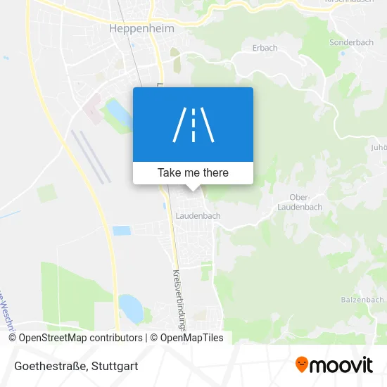 Карта Goethestraße