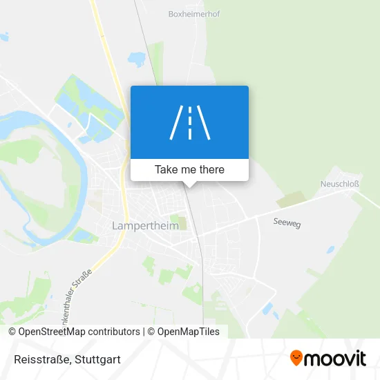 Карта Reisstraße