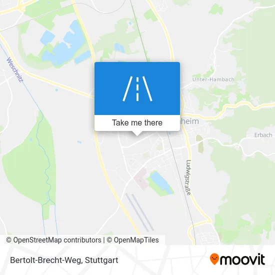 Карта Bertolt-Brecht-Weg