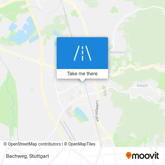 Bachweg map