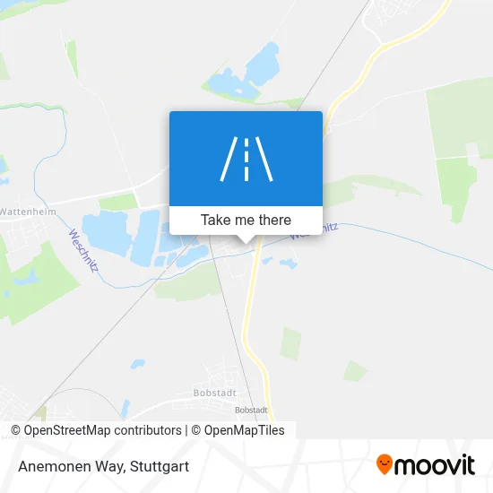 Anemonenweg map