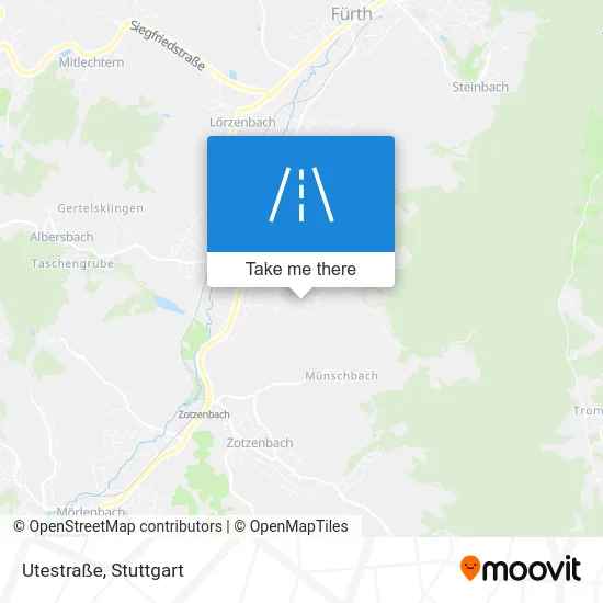 Карта Utestraße