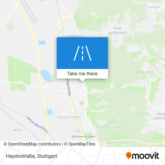 Карта Haydnstraße