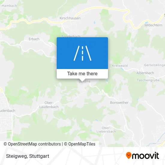 Steigweg map