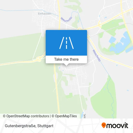 Карта Gutenbergstraße