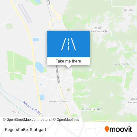 Карта Regerstraße