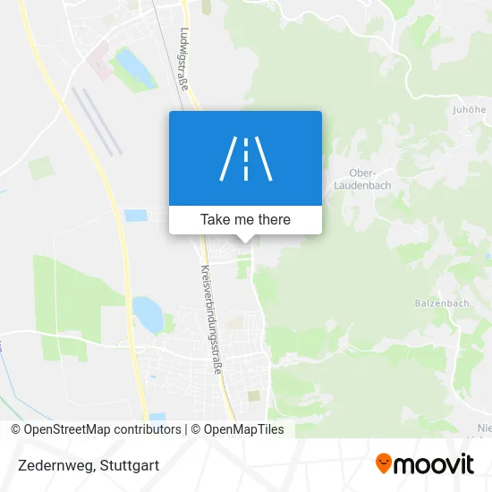 Карта Zedernweg