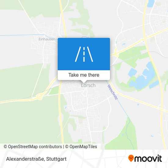 Карта Alexanderstraße