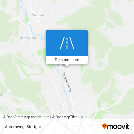 Asternweg map