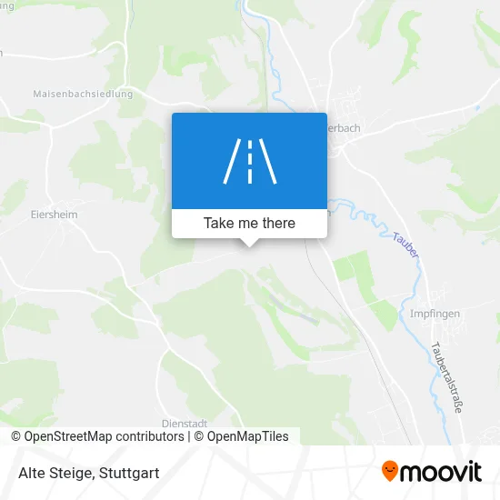 Alte Steige map