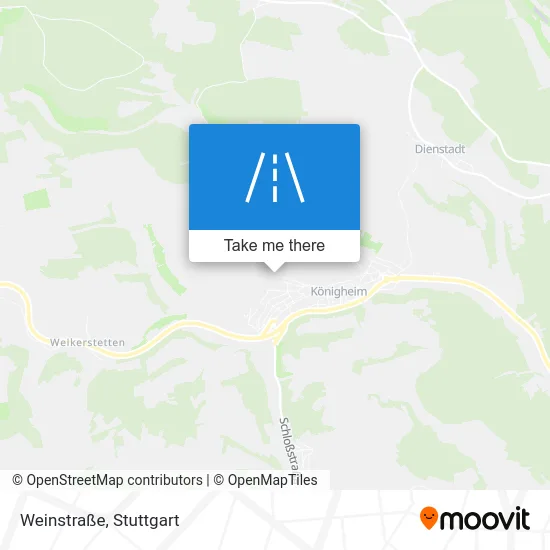 Карта Weinstraße