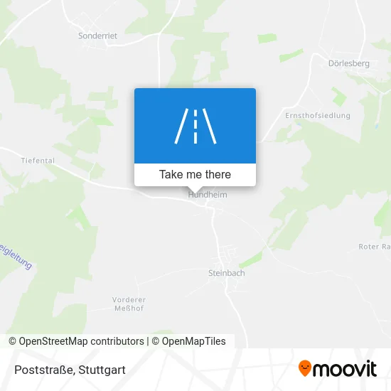 Карта Poststraße