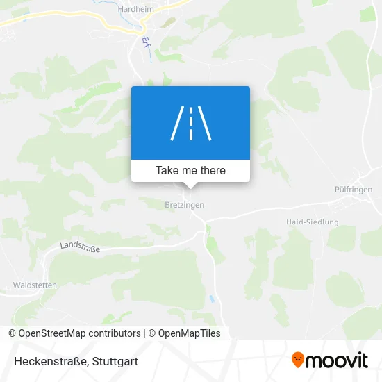 Карта Heckenstraße