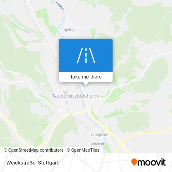 Карта Weickstraße