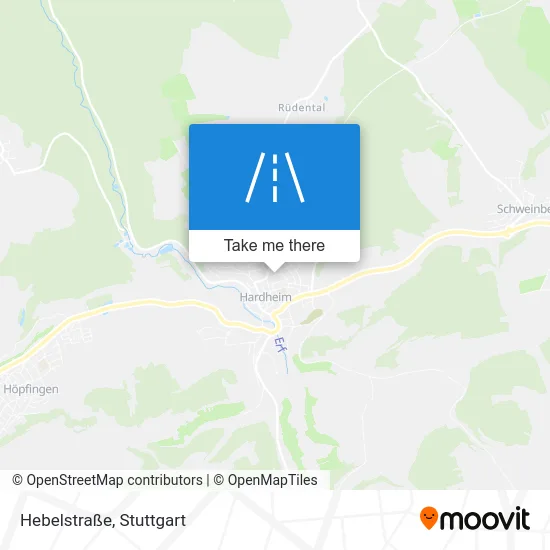 Карта Hebelstraße