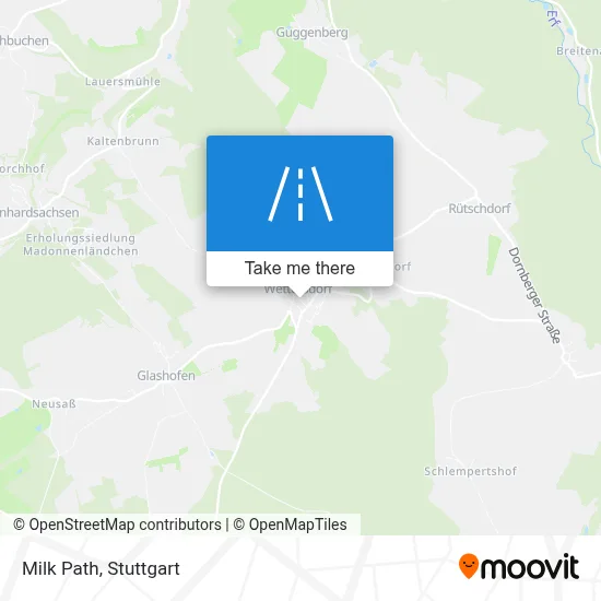 Milchweg map