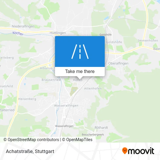 Карта Achatstraße