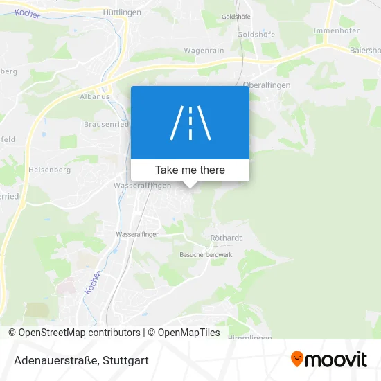 Карта Adenauerstraße