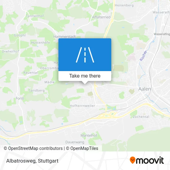 Карта Albatrosweg