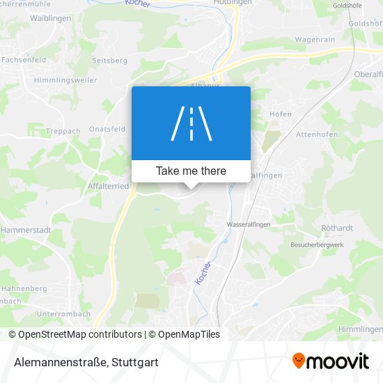 Alemannenstraße map