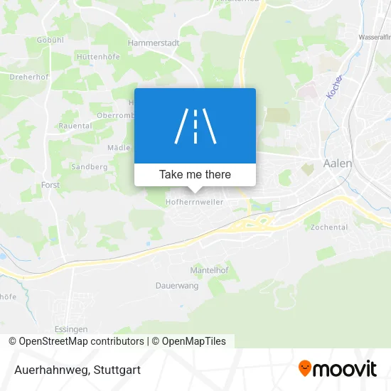 Карта Auerhahnweg