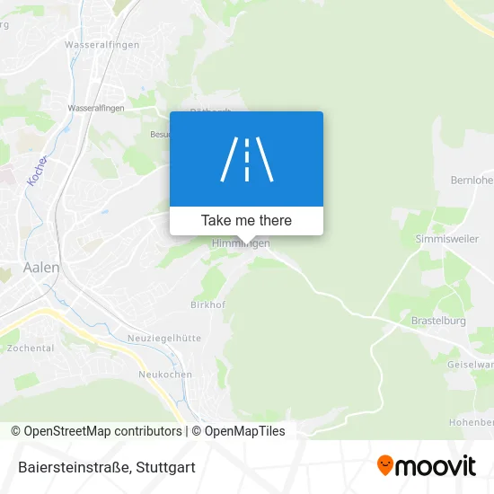 Карта Baiersteinstraße