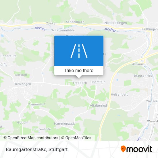 Baumgartenstraße map