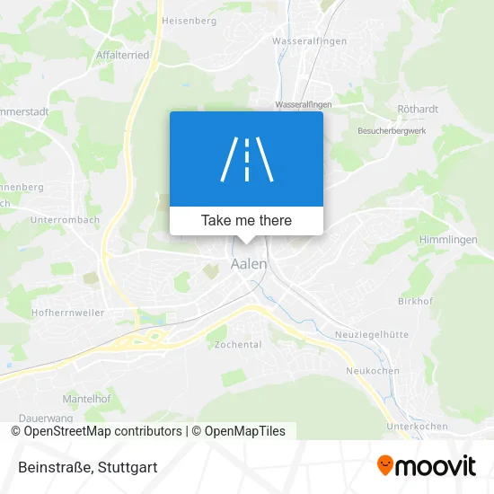 Beinstraße map