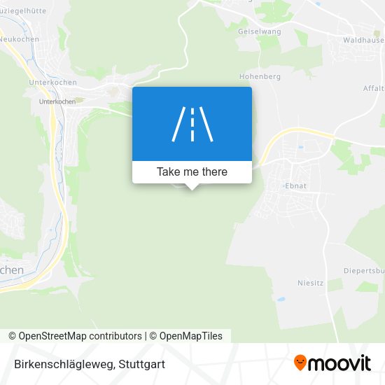 Birkenschlägleweg map