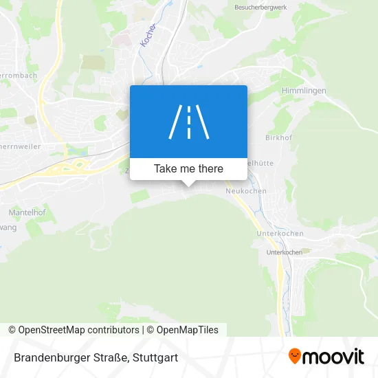 Карта Brandenburger Straße