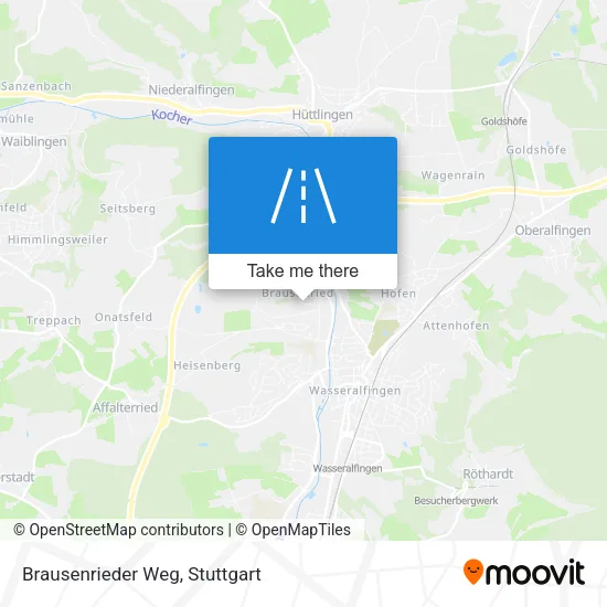 Карта Brausenrieder Weg