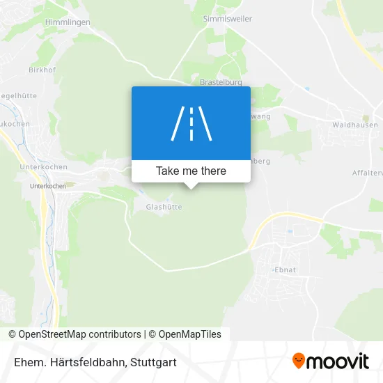 Ehem. Härtsfeldbahn map