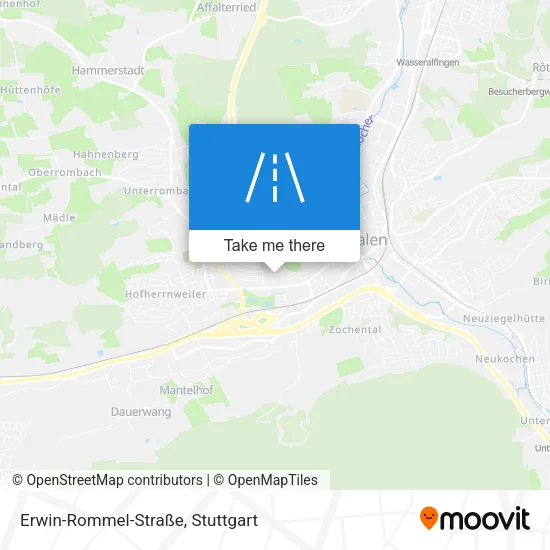 Карта Erwin-Rommel-Straße