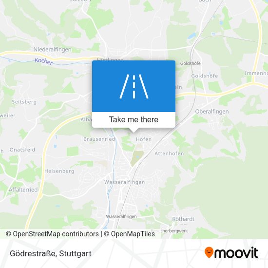 Gödrestraße map