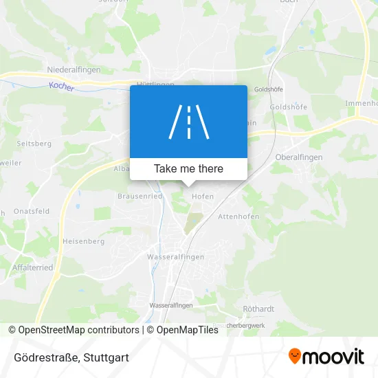 Карта Gödrestraße