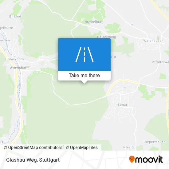 Карта Glashau-Weg