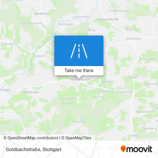Карта Goldbachstraße