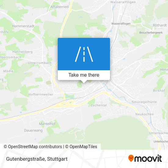 Gutenbergstraße map